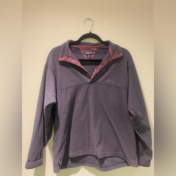Patagonia Sweaters - Purple Patagonia xs/s half button up sweater